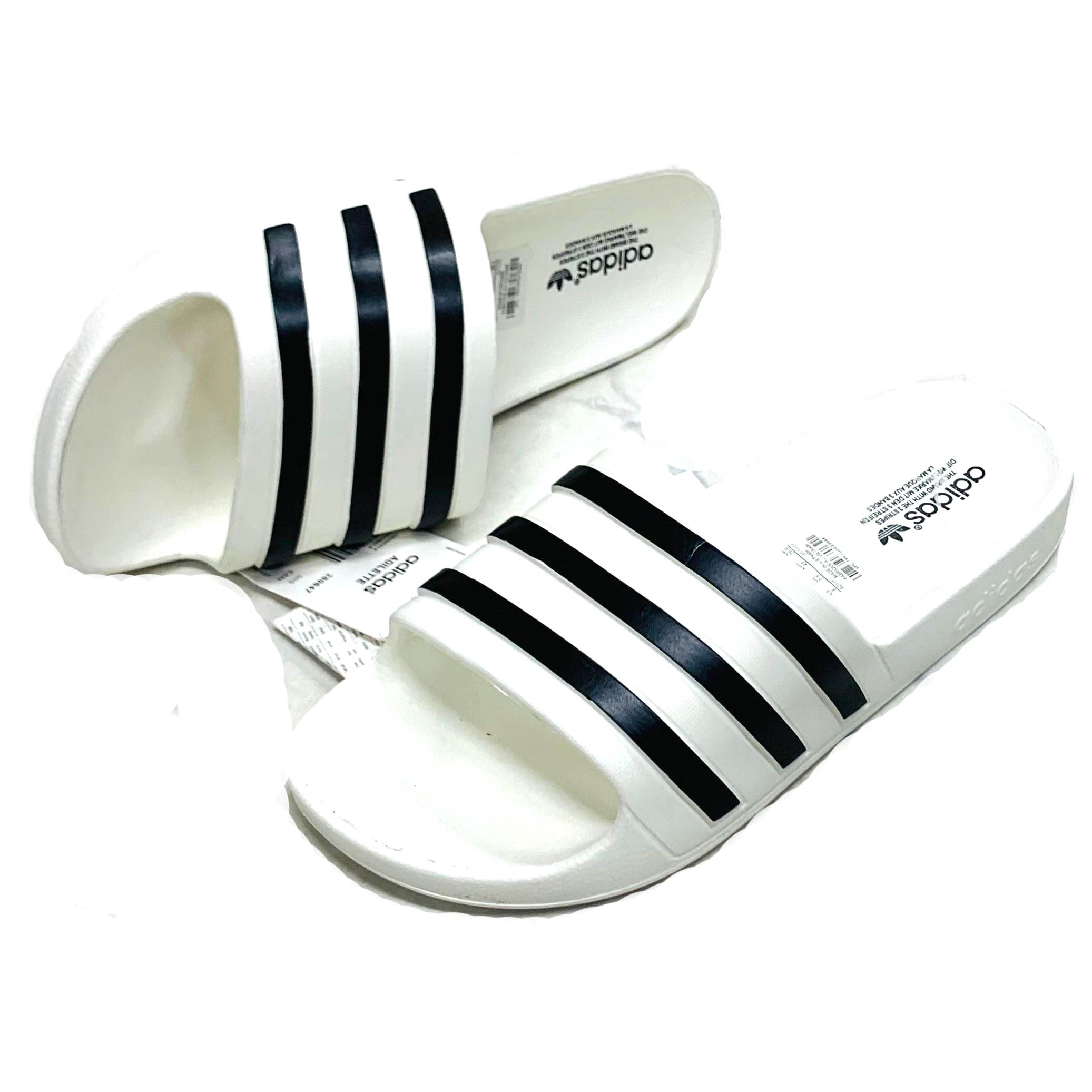Adidas Aqua PU Leather Slide Slipper For Men - Cream - SL 725