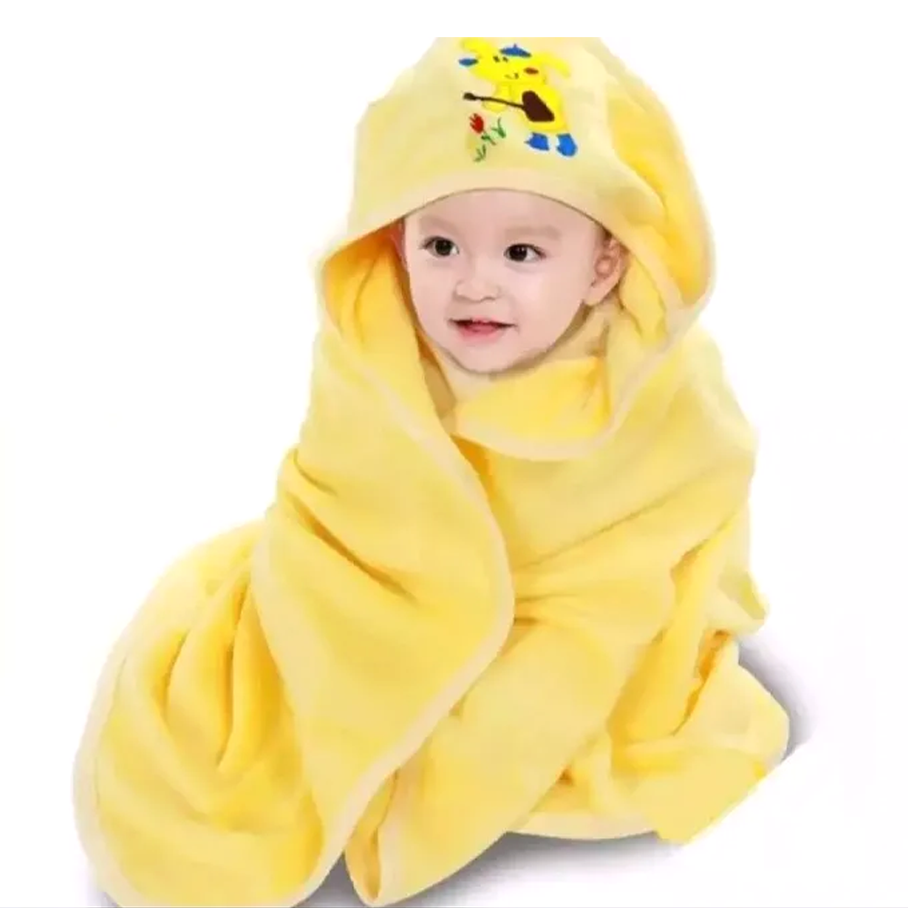 Cotton Baby Hooded Velvet Cap Towel For Kids