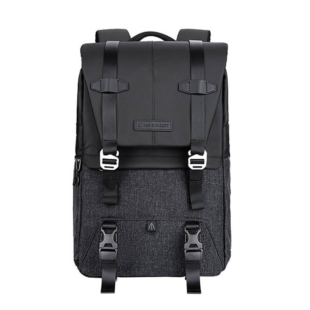 K&F Concept KF13.087AV5 Multifunctional Waterproof Camera Backpack With Laptop Chamber - Black