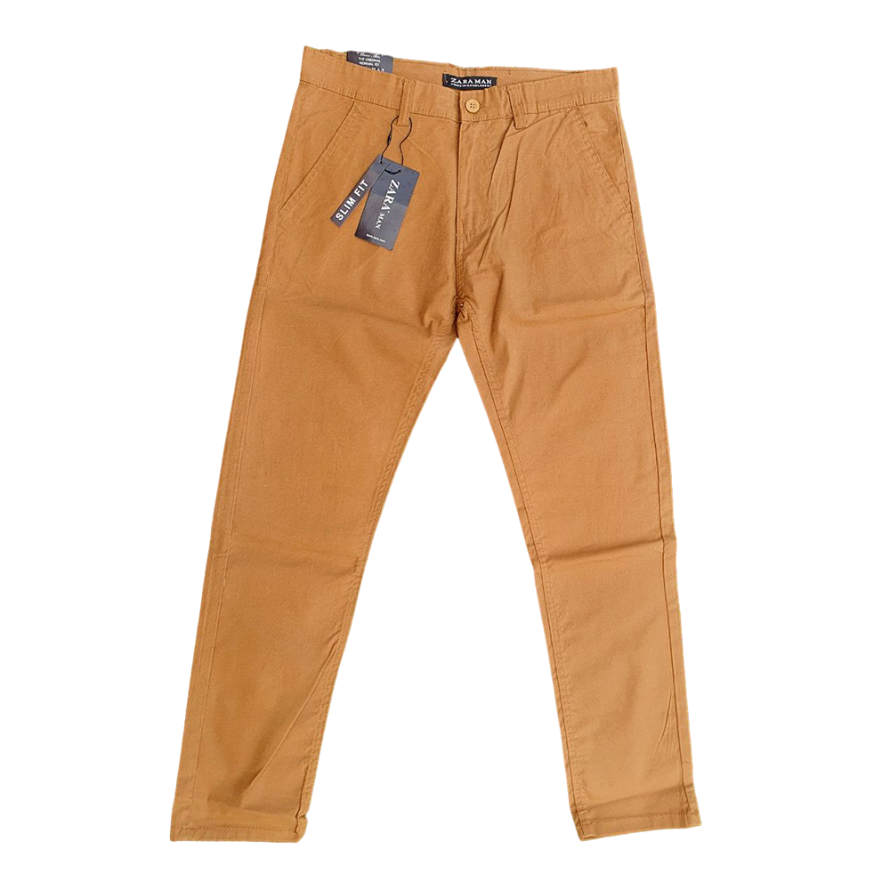 Cotton Twill Pant for Men - Twill-3011 - Brown