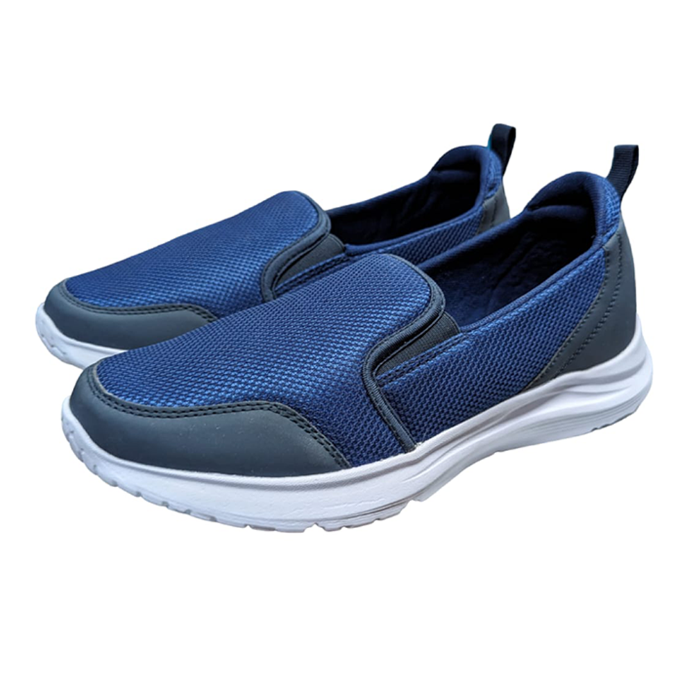 Mesh Walking Sports Shoes - Navy Blue - FLMN-20