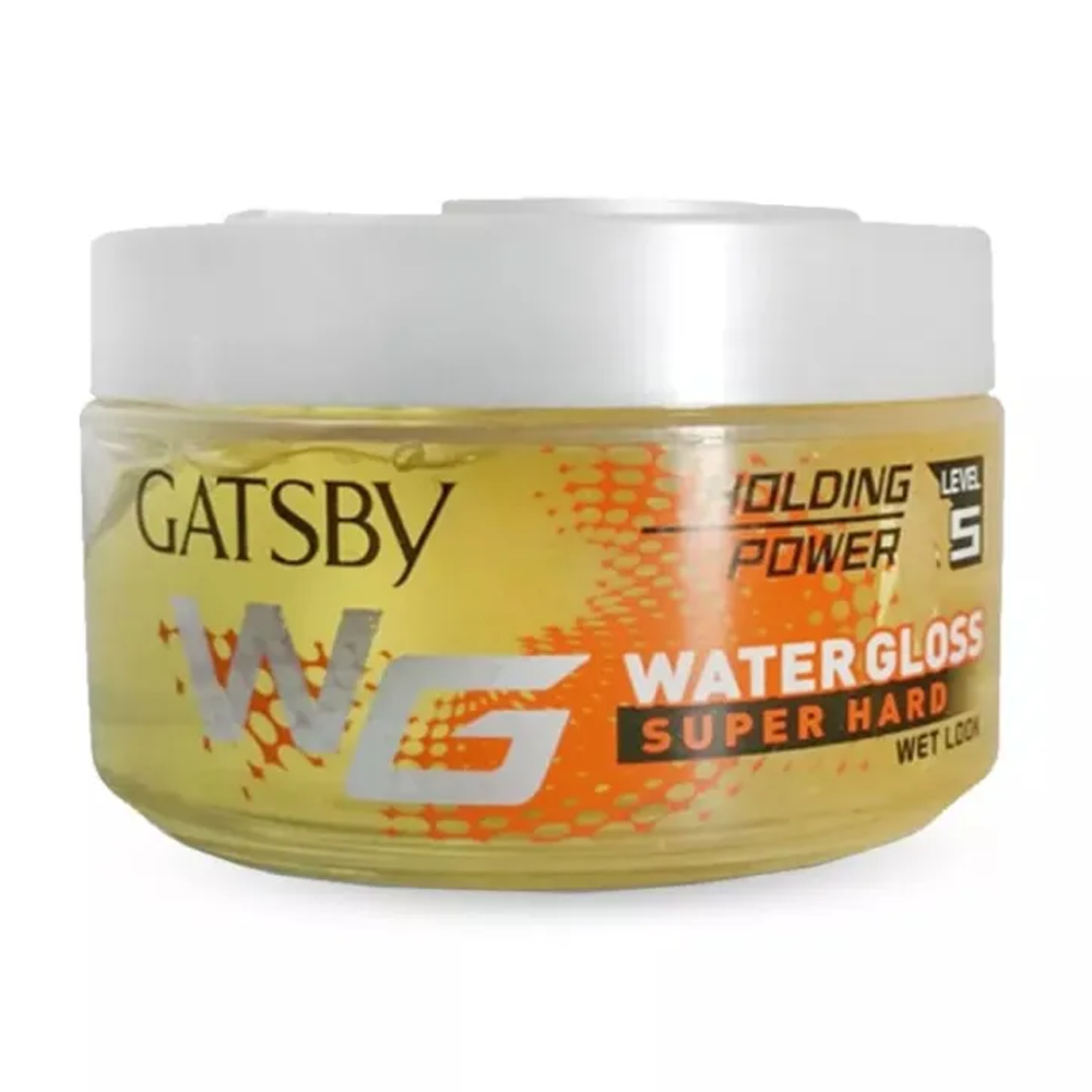 Gatsby Water Gloss Super Hard Holding Power Level 5 Hair Gel - 300gm