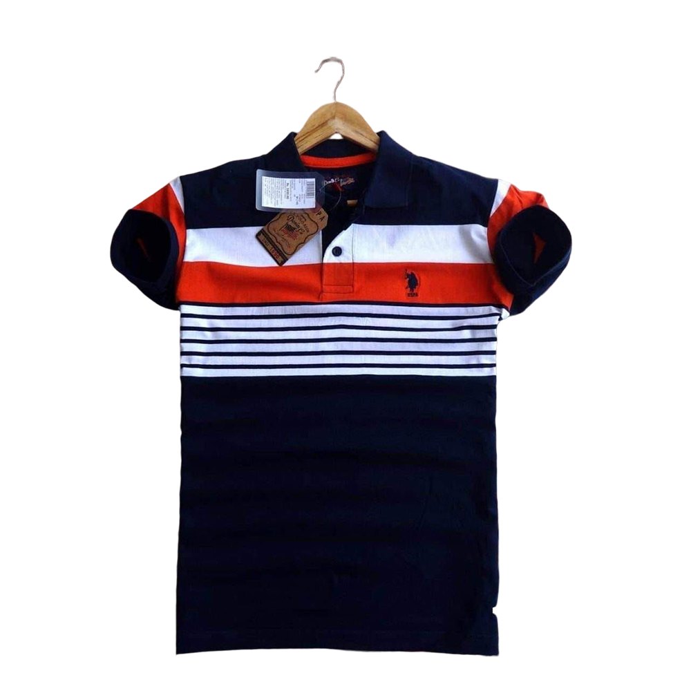 Cotton Polo Shirt for Men - Multicolor - TC-13