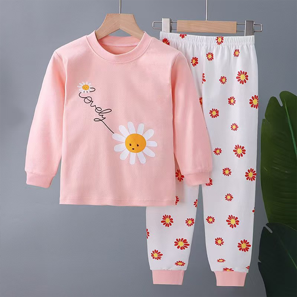 Toddler Winter Pajama Set - Pink G