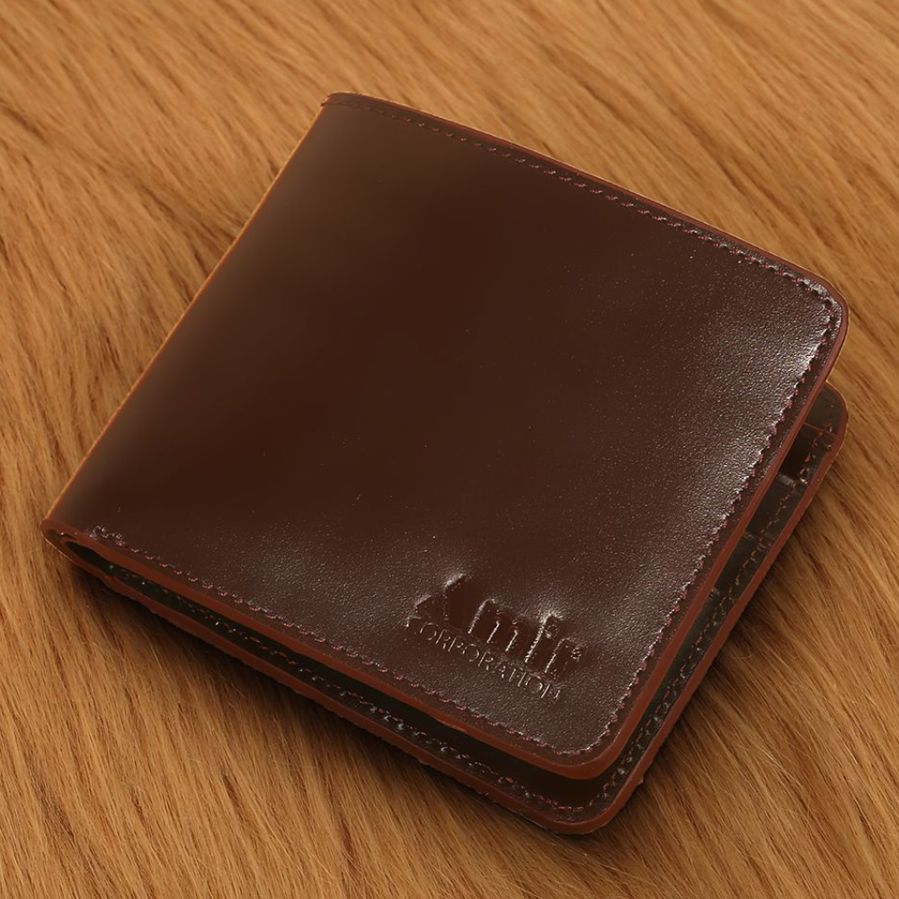Leather Wallet for Men - Chocolate - AC-W6