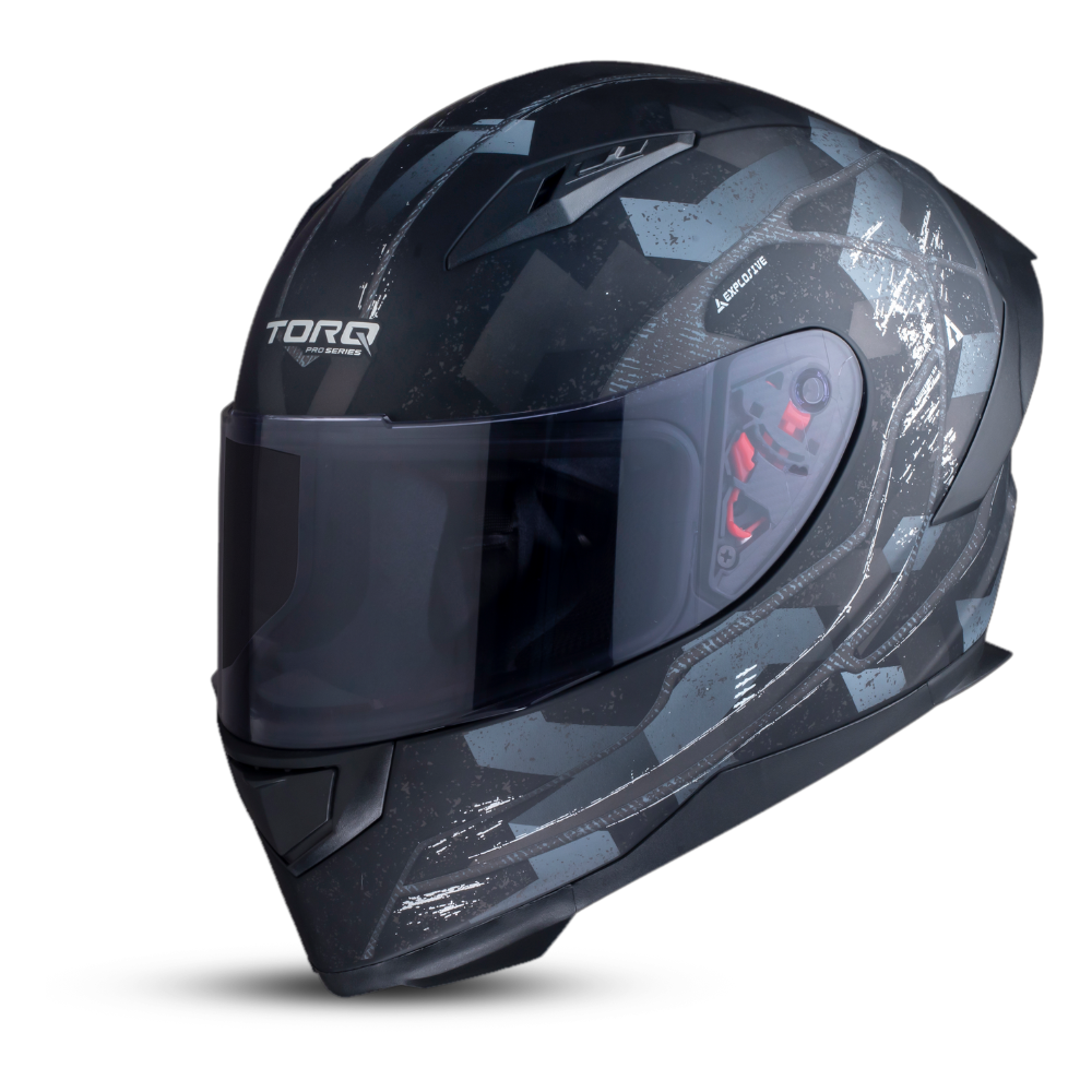 Torq Legend Warfare Helmets - Gray and Black