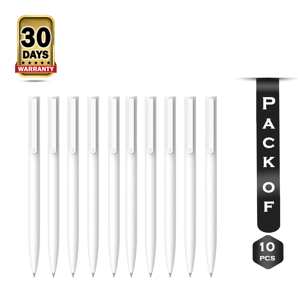 Pack of 10Pcs Xiaomi MJZXB01WC Mijia Gel Ink Pen 