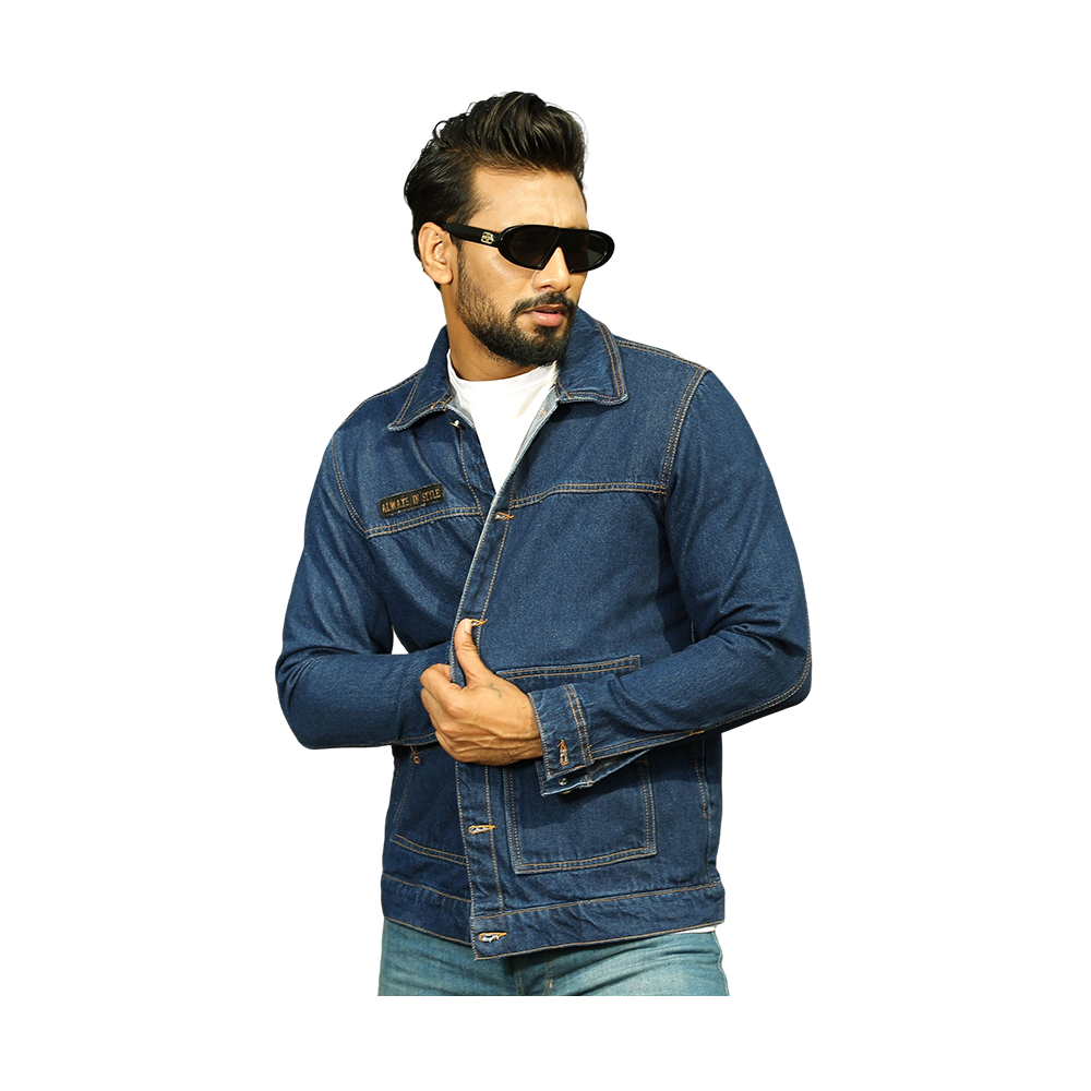 Denim Jacket For Men - Blue