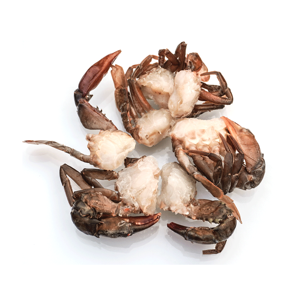 Half Cut Soft Shell Ready To Fry Crab Raw Gm