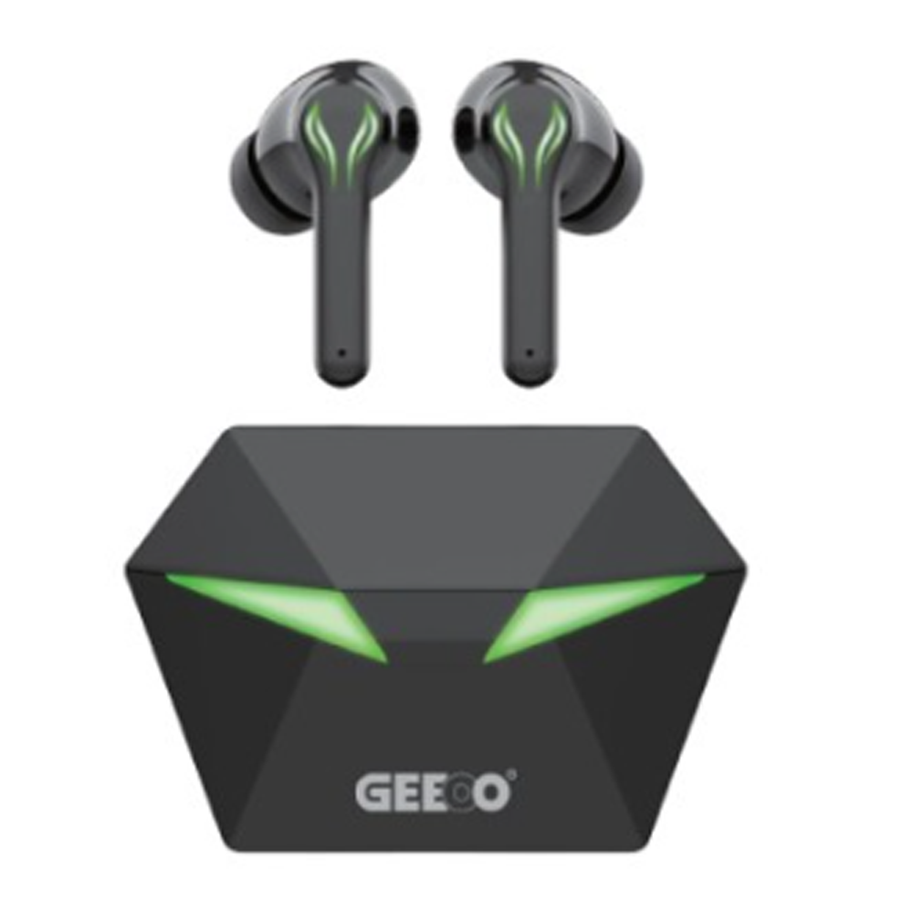 GEEOO GT-100 Professional Competitive Gaming with RGB Earbuds  - Black