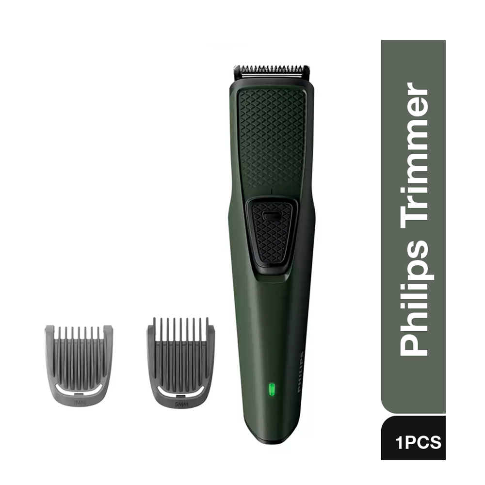 Philips BT1230/15 Series 1000 Rechargeable Beard Trimmer For Men - Green