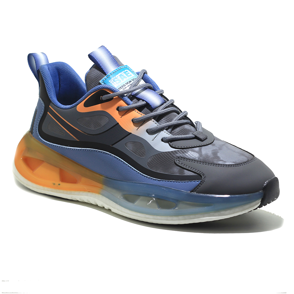 Cotton Running Sports Shoe for Men - Gray	- MK 456