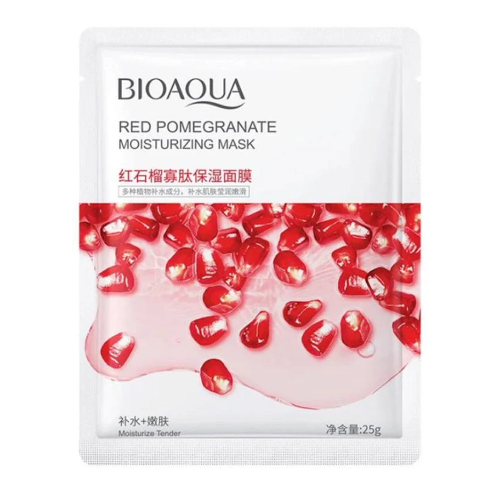 Bioaqua Red Pomegranate Sheet Mask - 25gm