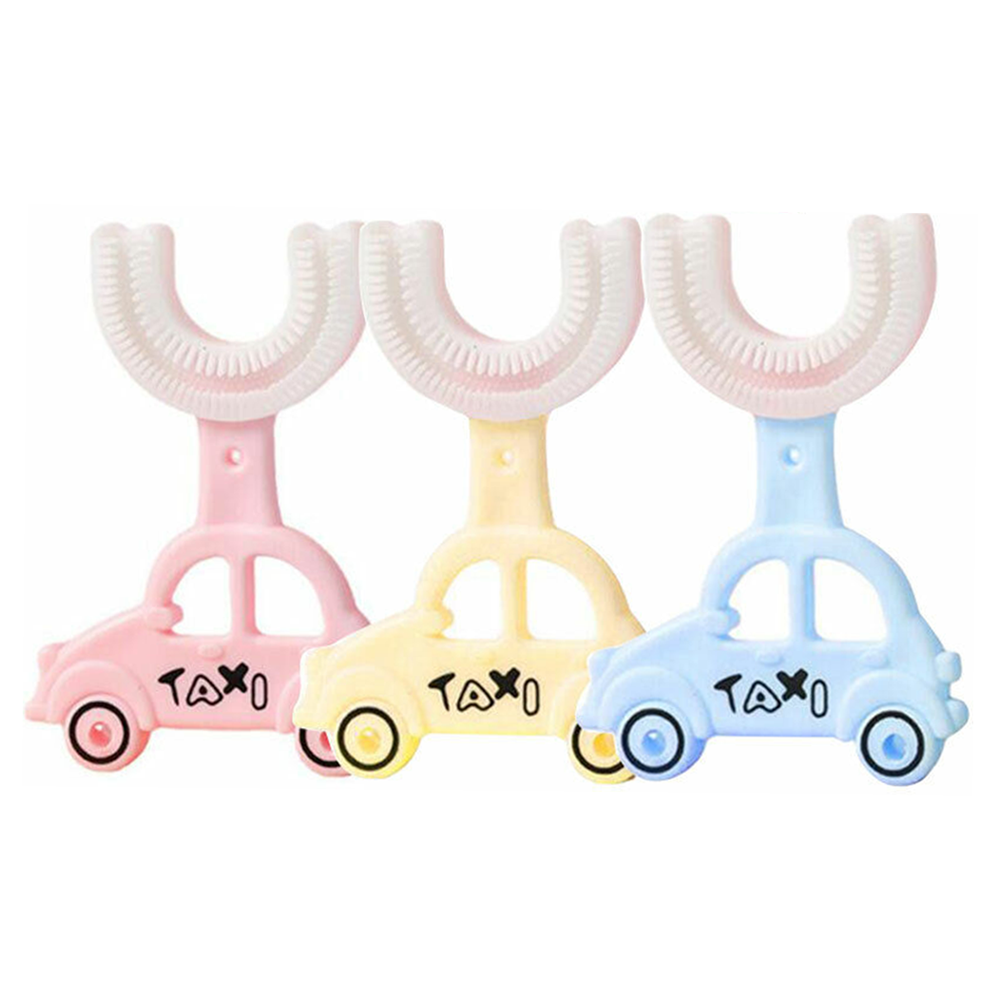 Silicone U -Shaped Toothbrush For Kids - CDRUTBO3 - 90mm