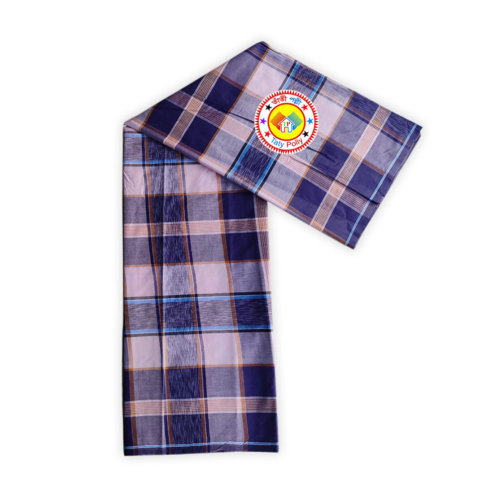 Stitched Cotton Lungi For Men - Multicolor - T.P-05