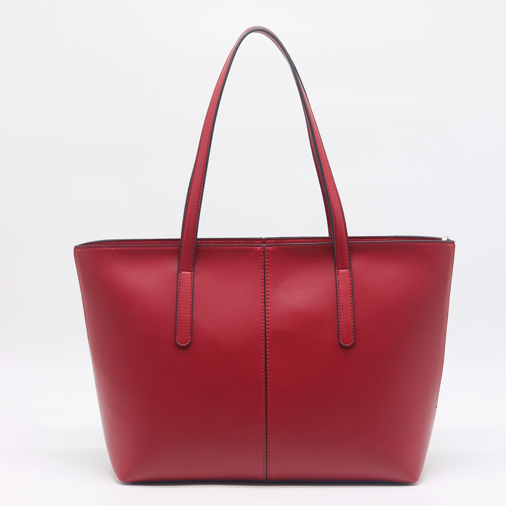 PU Leather Shoulder Bag for Women - Maroon - 685