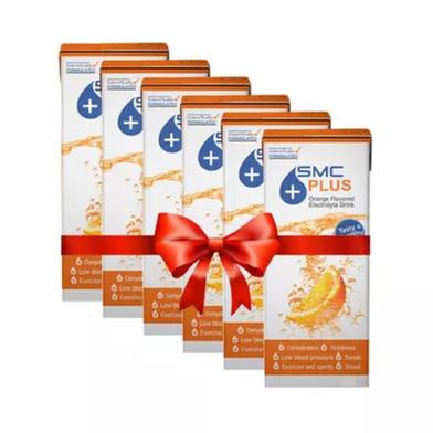 Pack of 8Pcs SMC Plus Orange Electrolyte Drinks - 200ml 