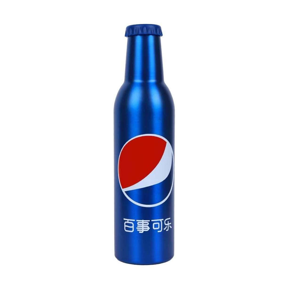 Stainless Steel Coca Cola Design Water Bottle - Blue - 500ml