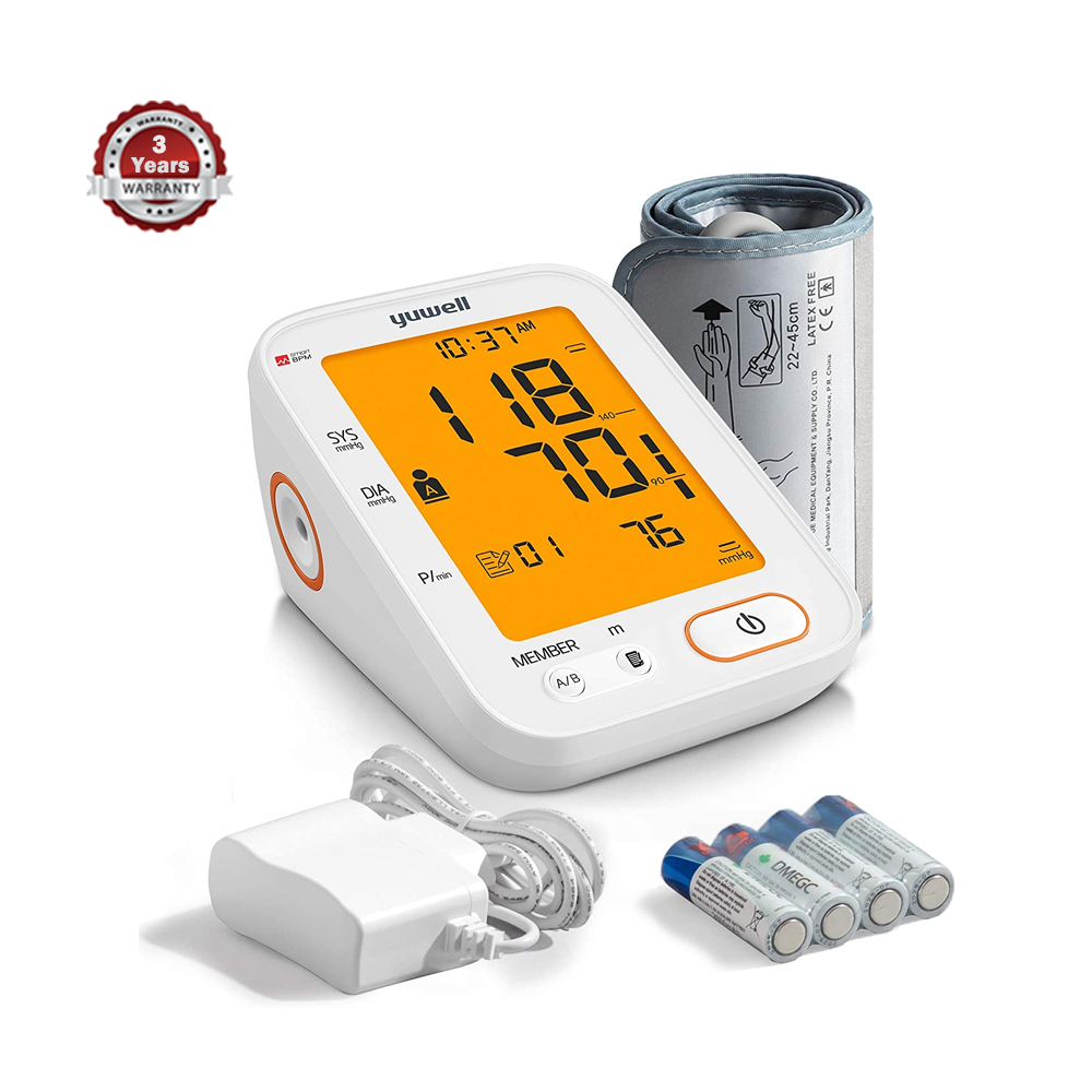 Yuwell YE -680B Blood Pressure Monitor with Large Backlit Screen