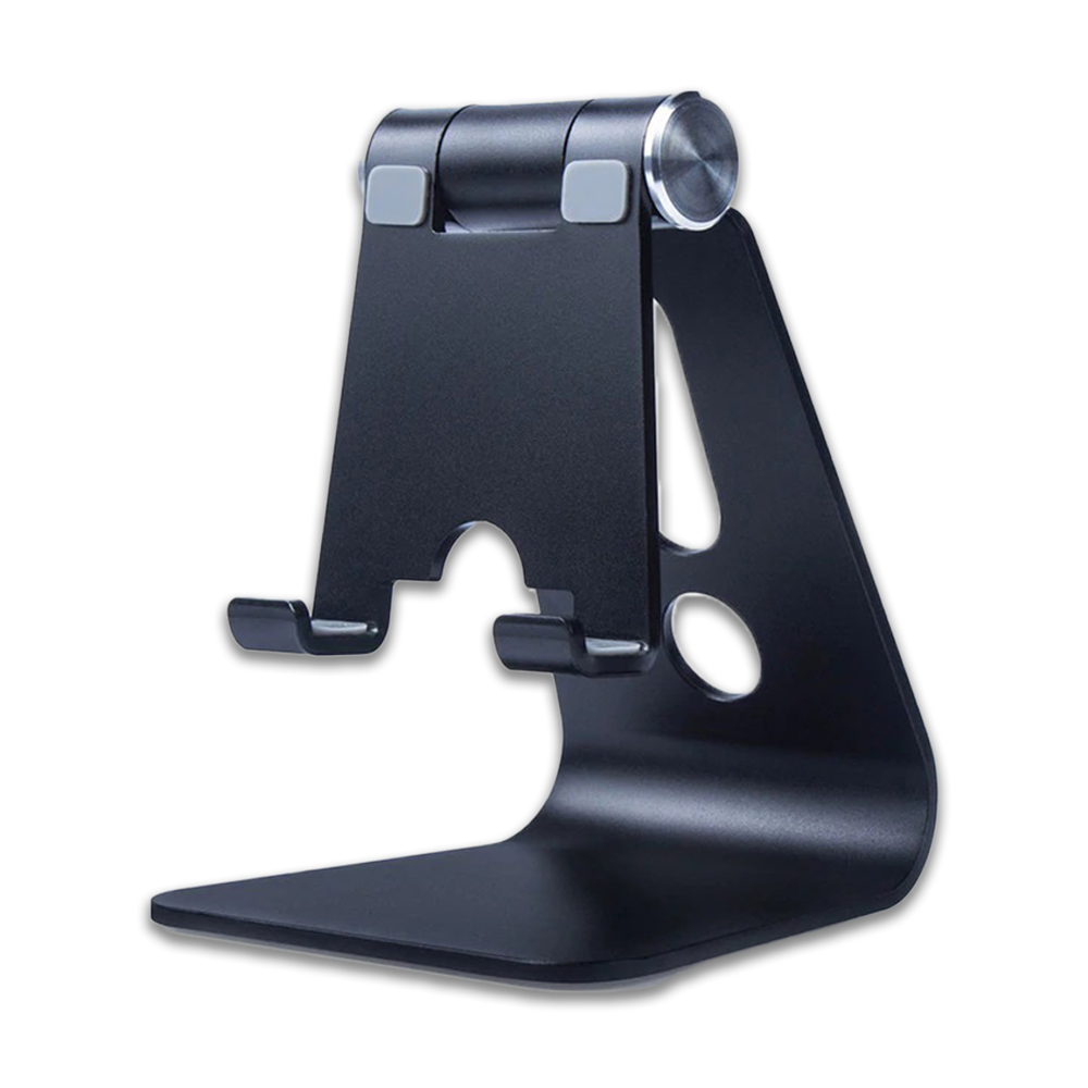 Aluminum Mobile Phone Holder Stand For Smartphone - Black
