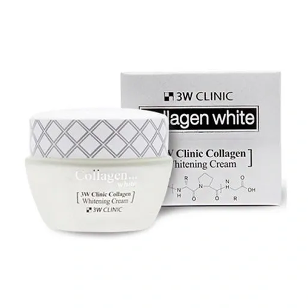  3W CLINIC Collagen Whitening Cream - 60gm