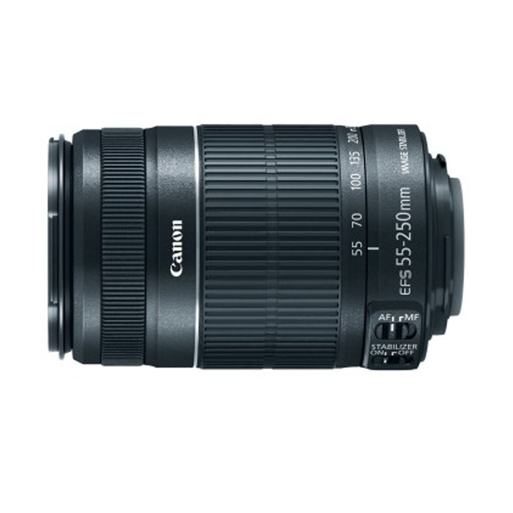  Canon EF-S 55-250mm f/4-5.6 IS II Telephoto Zoom Lens - Black