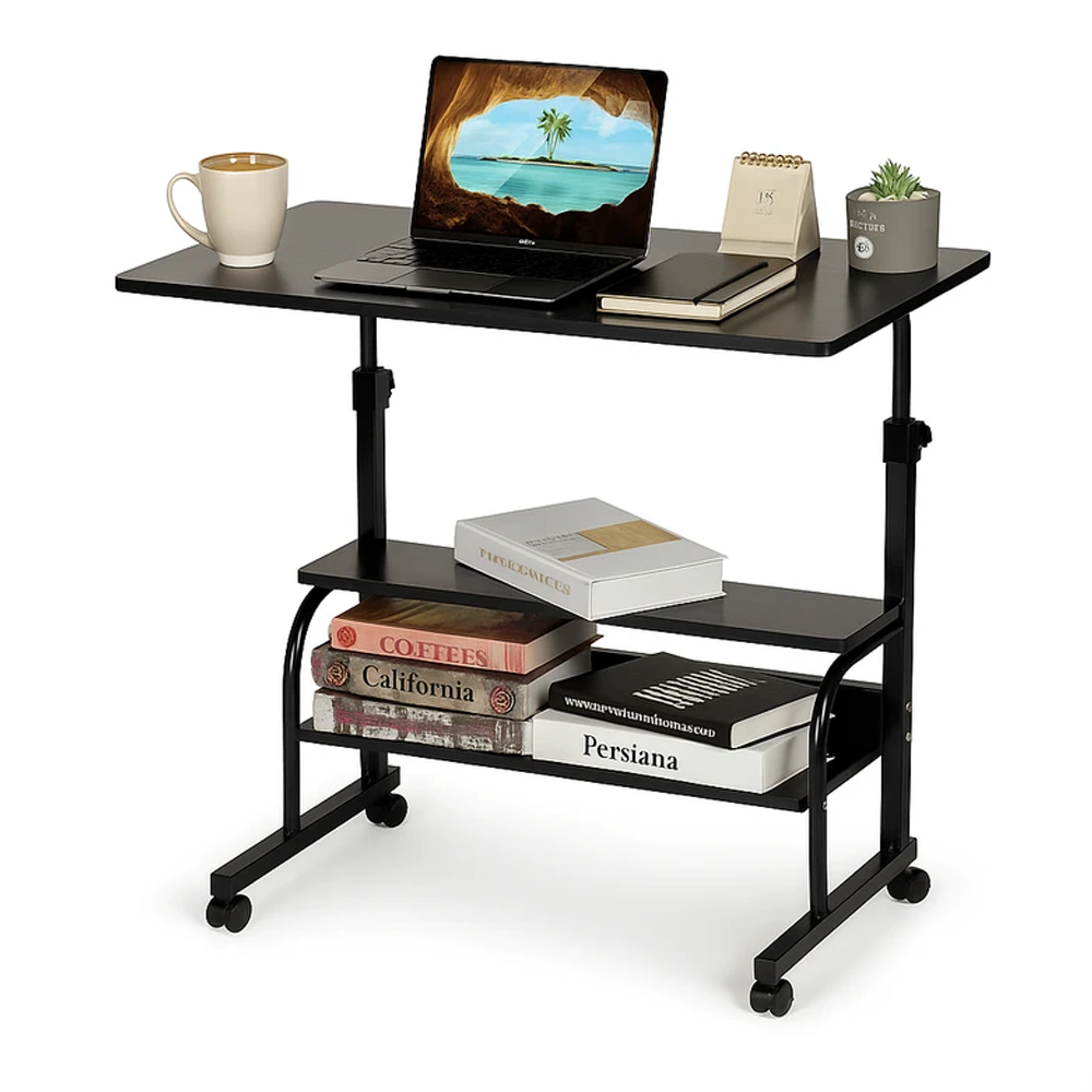 Board with Metal Adjustable Double Layer Reading Table