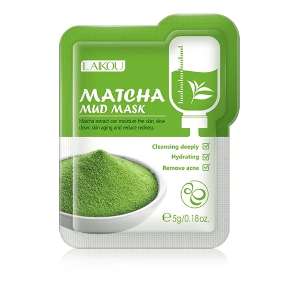 LAIKOU Matcha Mini Mud Mask - 5gm