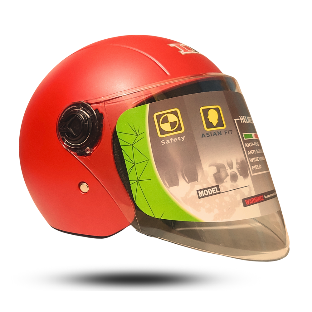 IBK T5 Half Face Helmet - Red - APBD1037