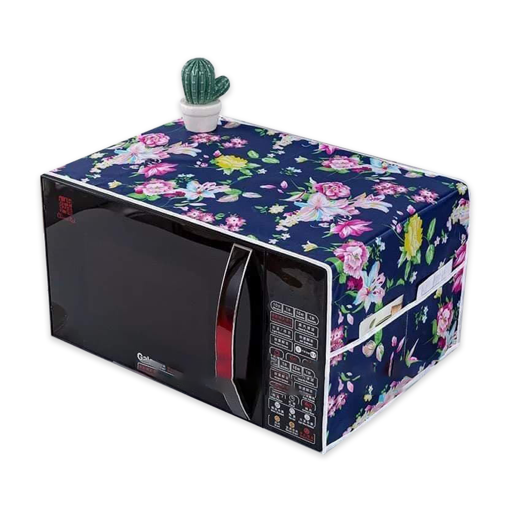 Butterfly Printed Microwave Oven Dust Oven Cover - 1 Pcs