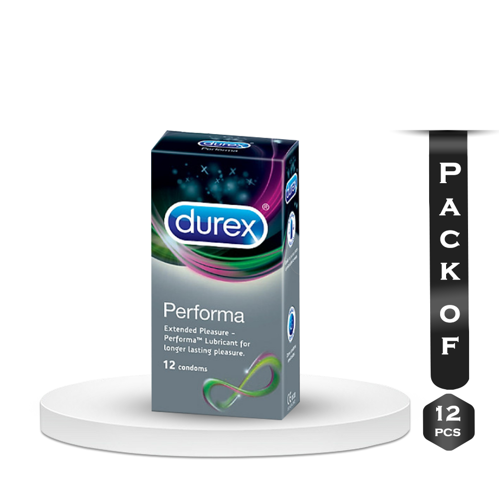 Pack of 12 Pieces Durex Performa Longer Lasting Condoms