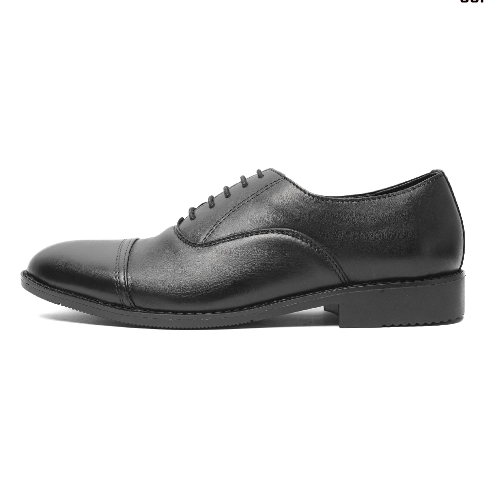 Leather Classy Santoni Formal Oxford Shoe For Men Black CRM 46