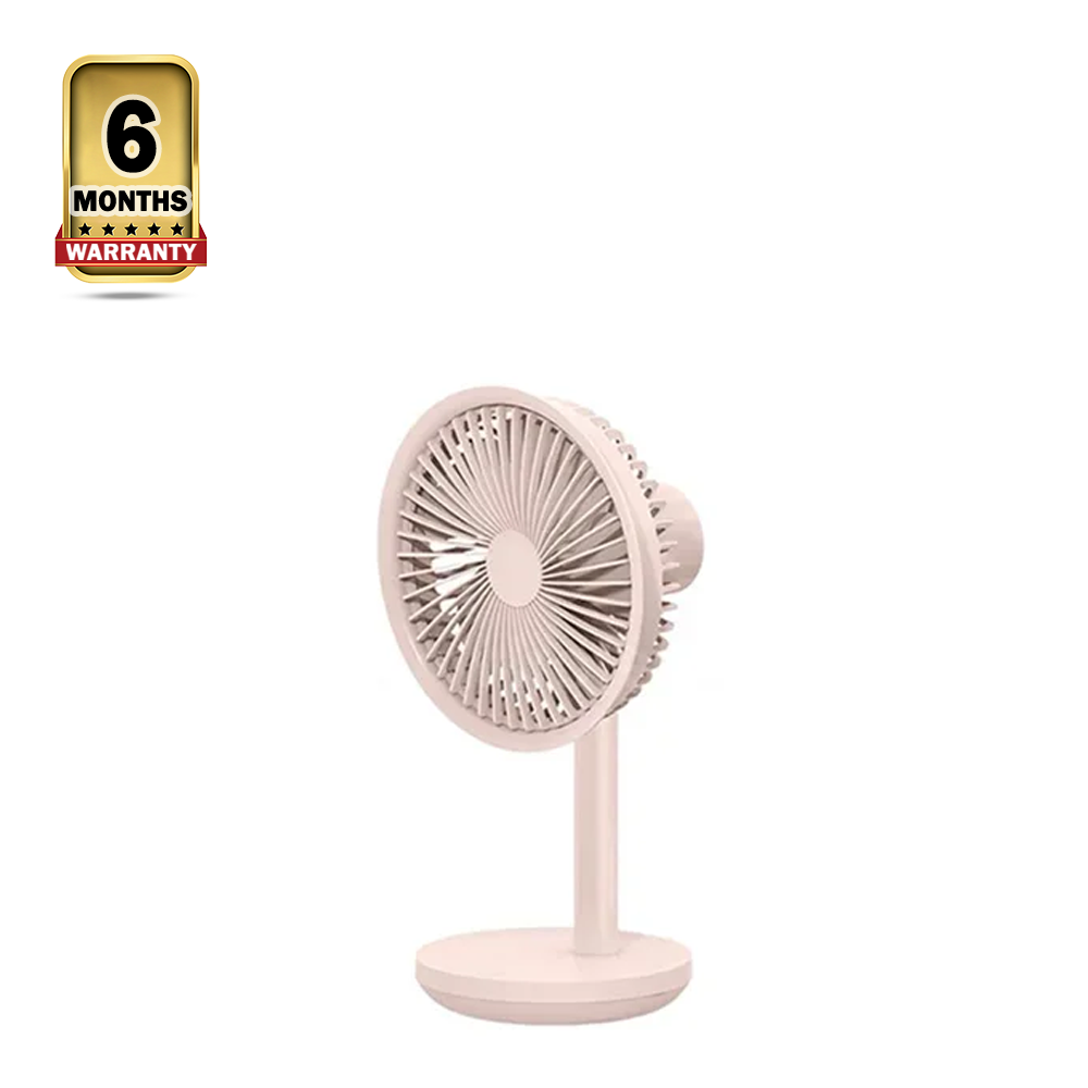 Solove F5 Rechargeable Desktop Stand Fan - Pink