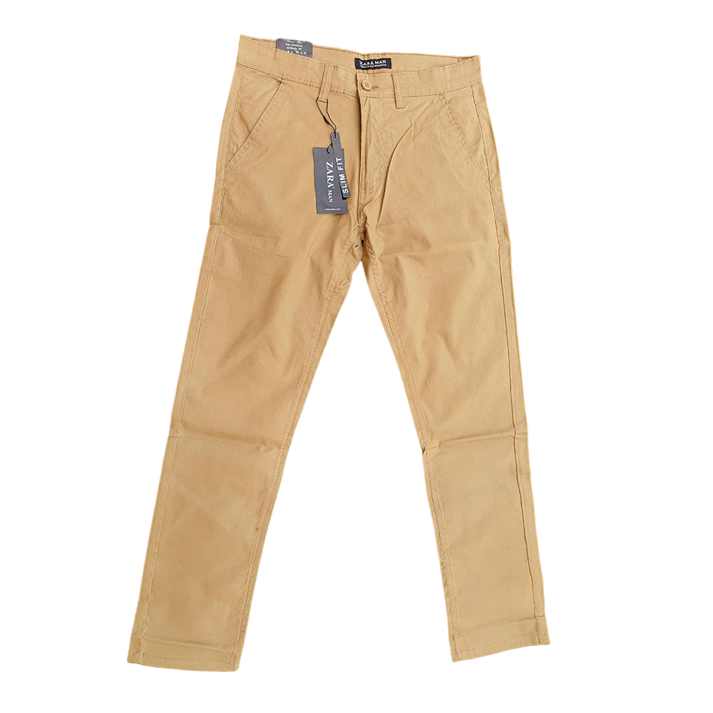 Cotton Twill Pant for Men - Twill-3006 - Light Brown