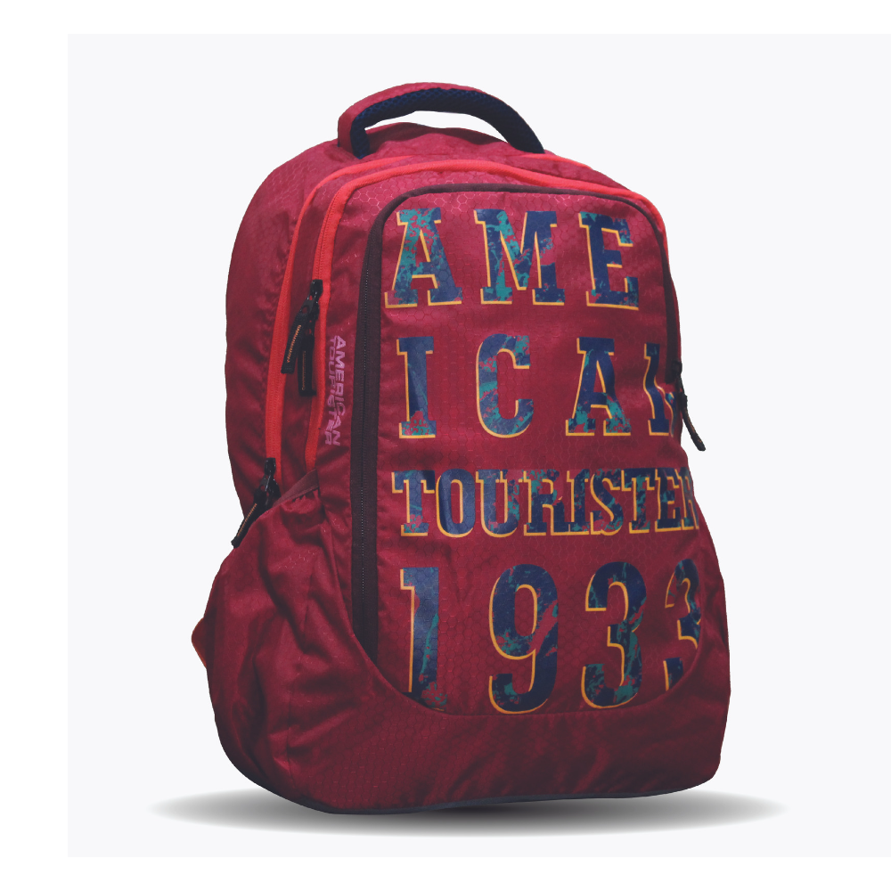 American Tourister Polyester BackPack Red