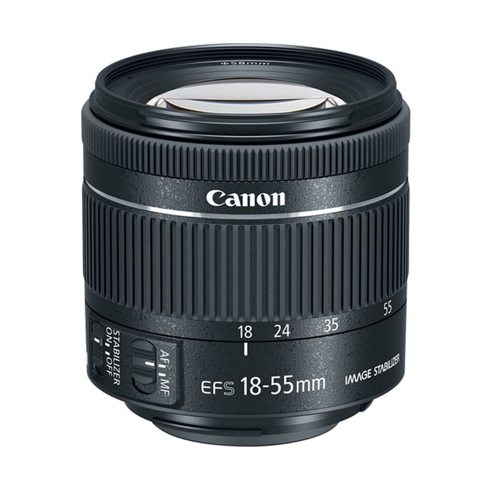 CANON EF-S 18-55mm f/3.5-5.6 IS STM Lens - Black