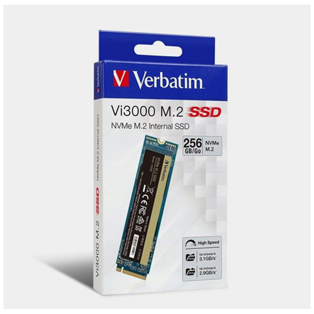 Verbatim NV Me M.2 1.3 Internal SSD - 256GB - 66383