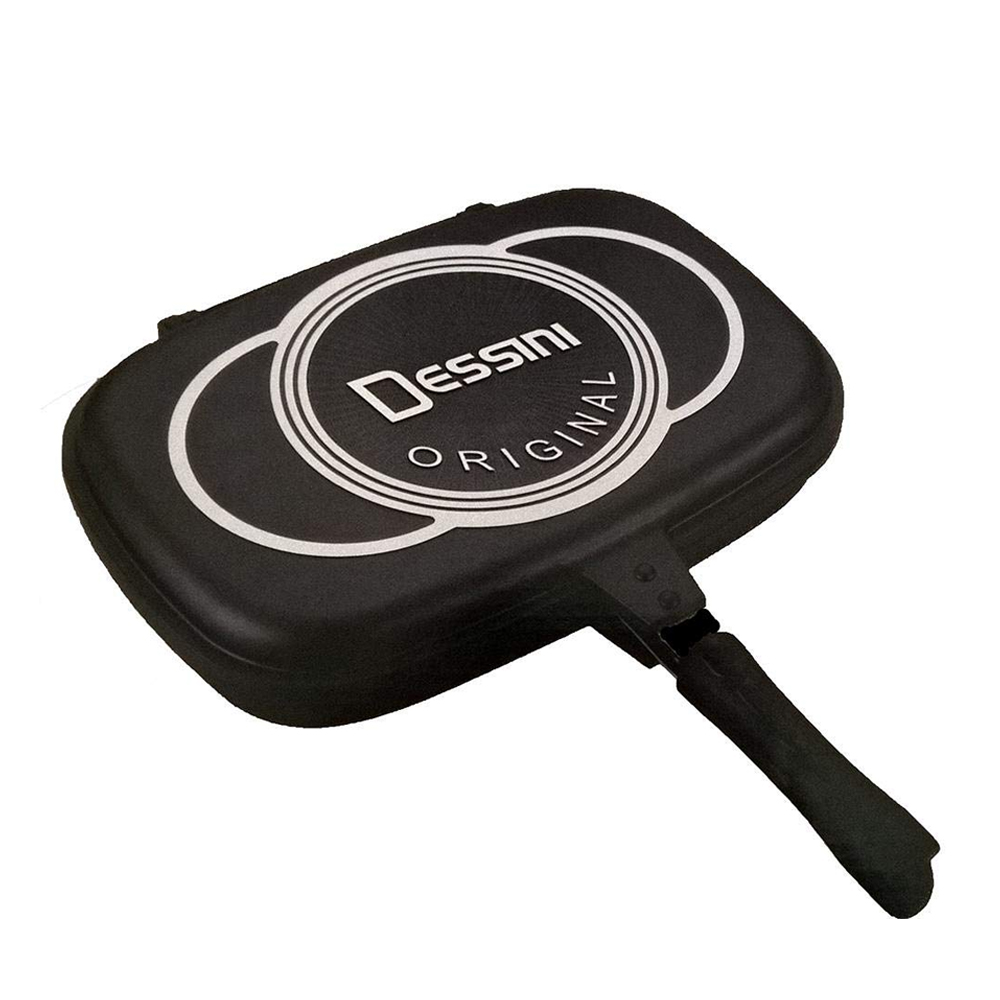 Dessini Double Sided Grill Pan - 36cm - Black