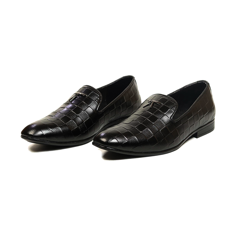 Zays Leather Premium Casual Shoe for Men - Black - SF80