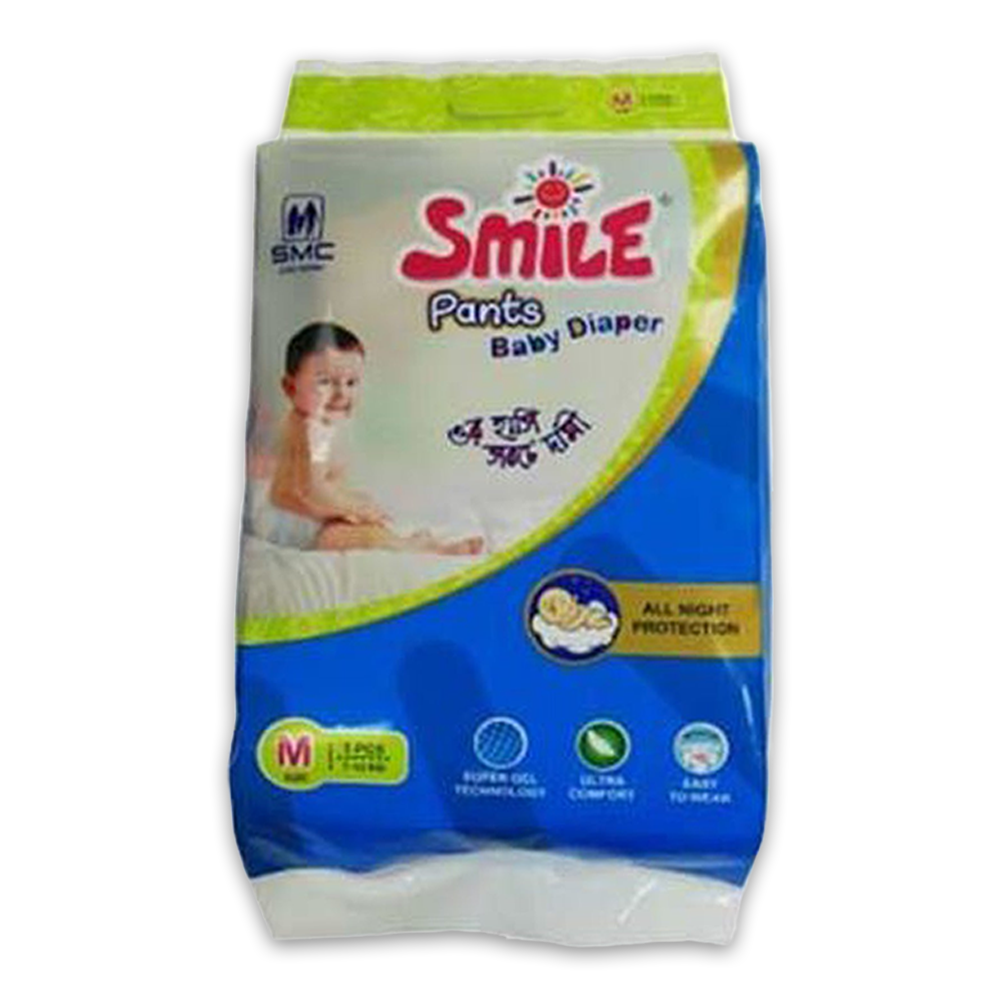 SMC Smile Baby Diaper Pants - M - 4-9kg - 5 Pcs