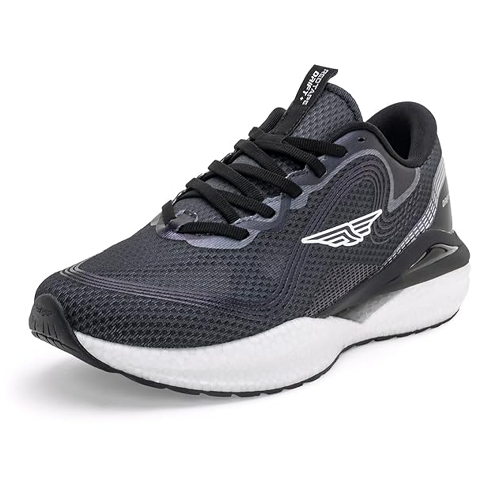 Red Tape Sports Walking Sports Shoes For Men - White and Black - EFH-707