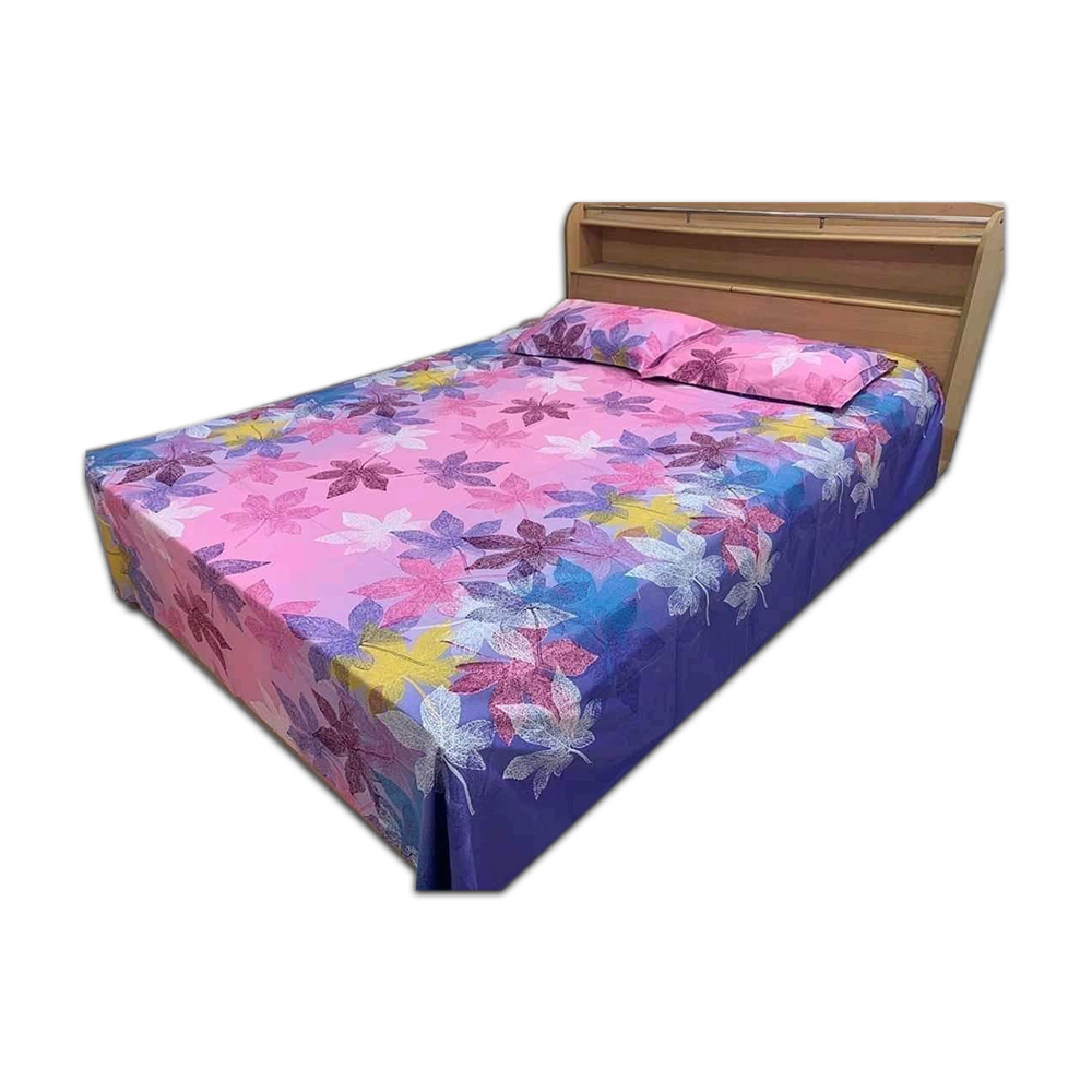 Cotton Bedsheet King Size - Multicolor - NT-81