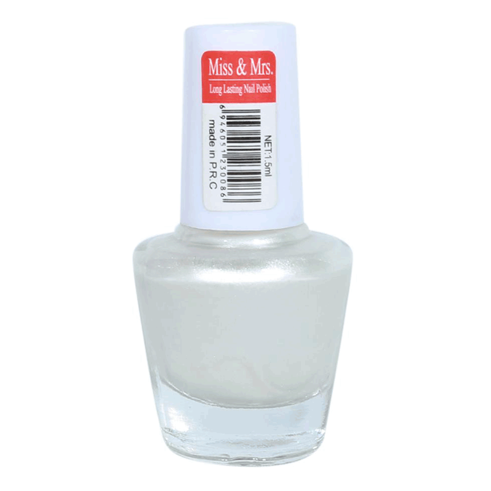 Nail Polish For Women- White - 1.5ml 