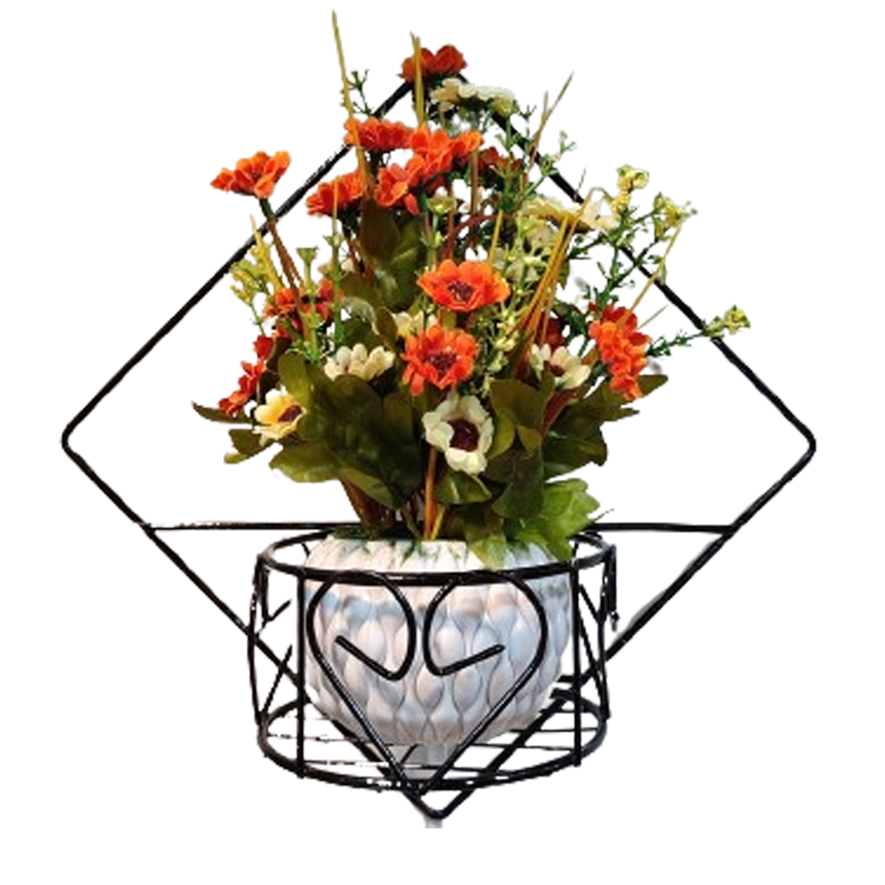 Metal Stand with Flower Tub - DMSFT-0101 - 12  Inch