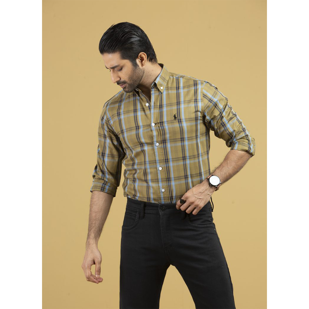 Cotton Full Sleeve Casual Shirt for Men - Multicolor - SCK-13