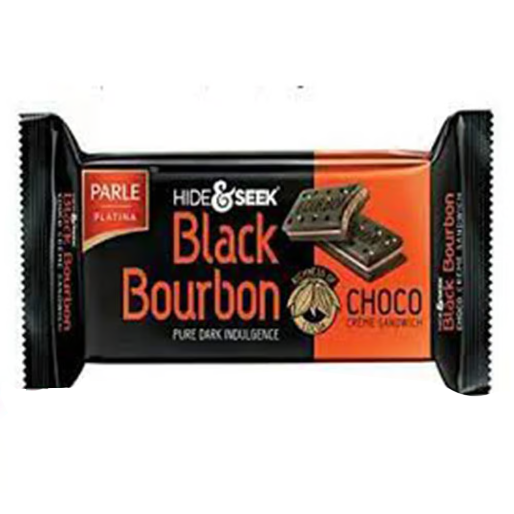 Parle Hide And Sick Black Bourbon Sandwich Biscuit - 100g