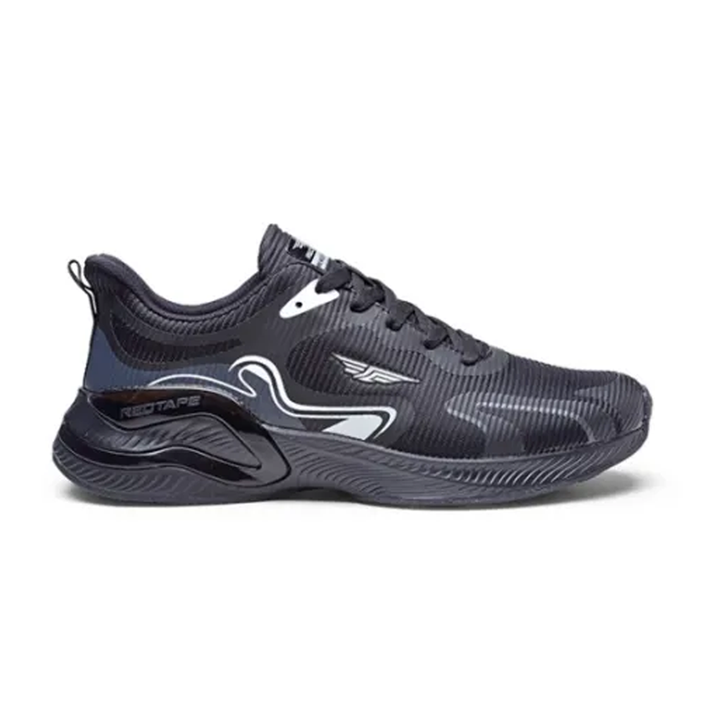 Red Tape Sports Sneakers For Men - Black Edition