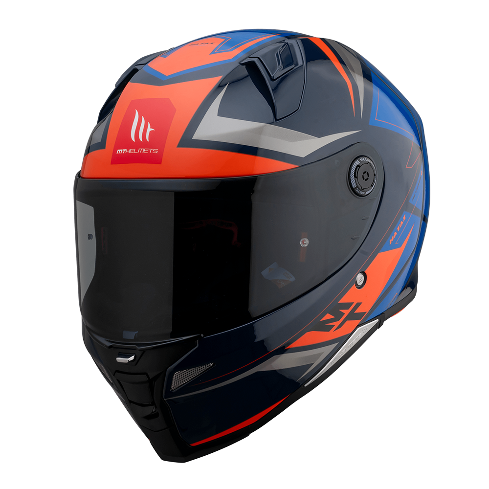 Mt Revenge 2s Hatax Full Face Helmet - Gloss Blue