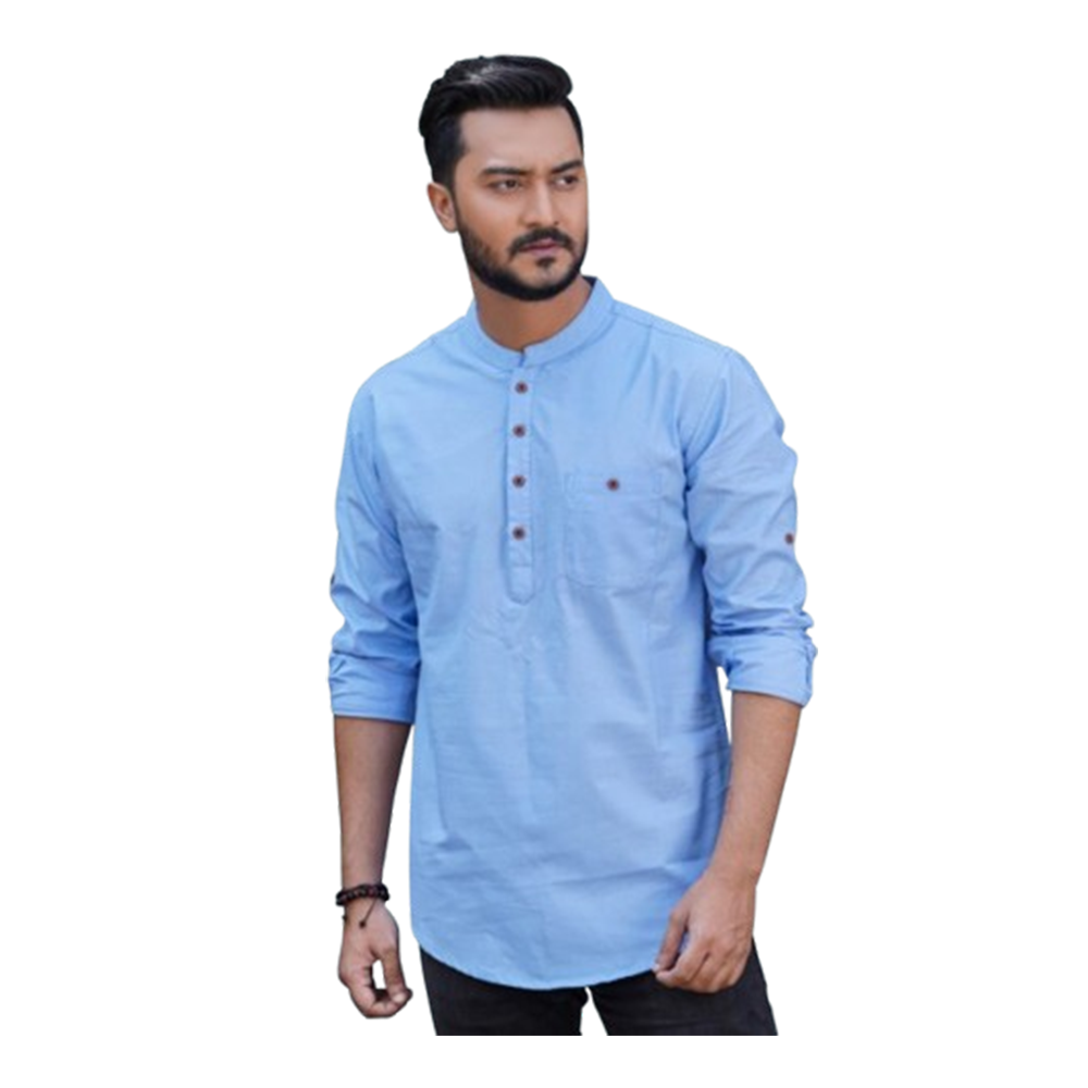 Cotton Katua For Men Sky Blue
