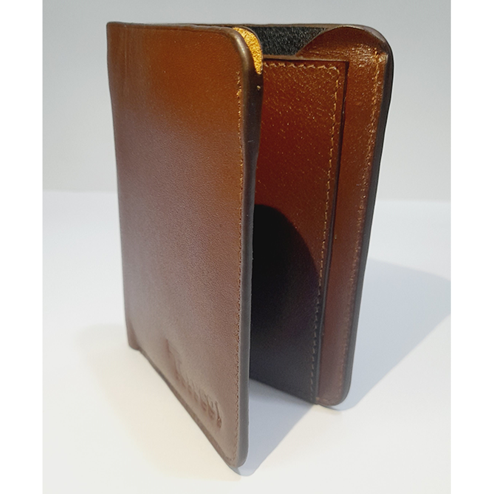 Tesscot Leather Short Wallet For Men - Brown - KCH-1101